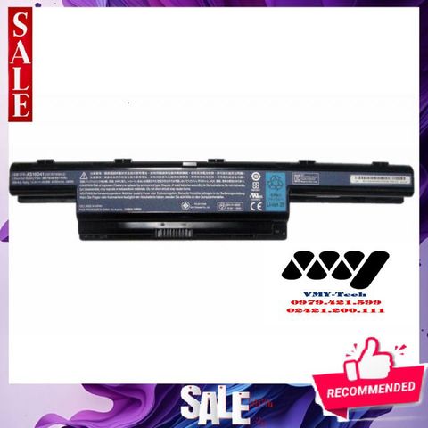 Pin Laptop Acer 11.1V 5200mAh 6 Cell - Tương Thích với Các Mẫu 4740 4750 5335 5542 5735 5740 - Bảo Hành 9 Tháng