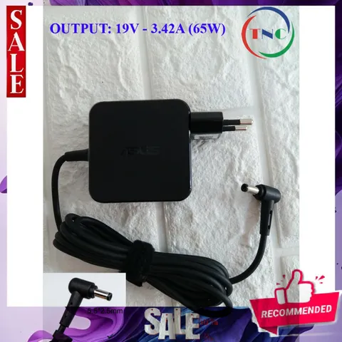 Sạc Laptop Asus 19V 3.42A Chân Thường To - Phù Hợp X550 P550 K501 K45A K55A X450 F451 F554 F555 - Bảo Hành 12 Tháng
