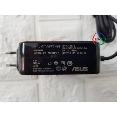 Sạc Laptop Asus 19V 3.42A Chân Thường To - Phù Hợp X550 P550 K501 K45A K55A X450 F451 F554 F555 - Bảo Hành 12 Tháng