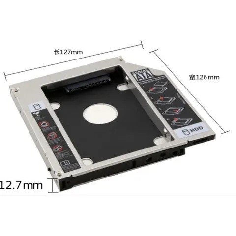 Khay Ổ Cứng Laptop Caddy Bay 12.7mm chuẩn SATA 3.0 - Lắp Đặt Dễ Dàng cho SSD/HDD - Phụ Kiện Máy Tính Chất Lượng Cao