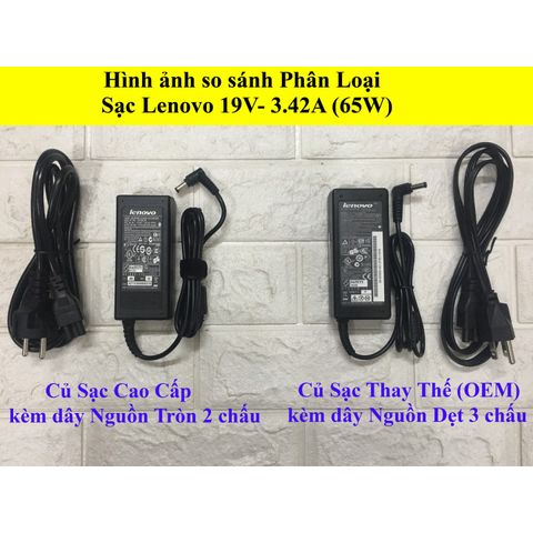 Sạc Laptop Lenovo 19V 3.42A - Adapter Chất Lượng Cao Cho G460 G470 G480 G450 - Bảo Hành 12 Tháng, Đổi Mới 1 Đổi 1