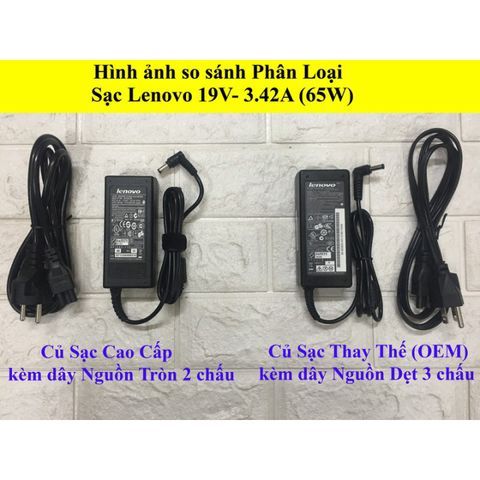 Sạc Laptop Lenovo 19V 3.42A - Adapter Chất Lượng Cao Cho G460 G470 G480 G450 - Bảo Hành 12 Tháng, Đổi Mới 1 Đổi 1
