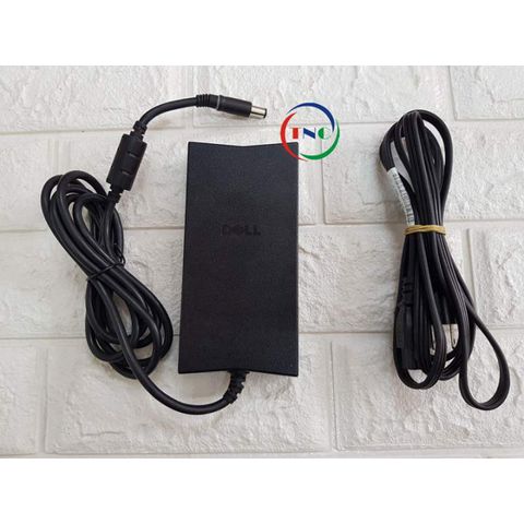 Sạc Laptop Dell 19.5V 6.7A 130W Chính Hãng - Adapter Đen Slim Dành cho E6530s, XPS 15 và Nhiều Model Khác