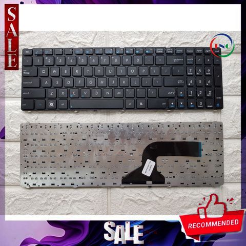 Bàn Phím Laptop Asus K53 K52 K53S Nhập Khẩu - Keyboard Đen Tiếng Anh Dễ Lắp Ráp, Bảo Hành 9 Tháng, Phù Hợp Với Nhiều Mẫu Laptop