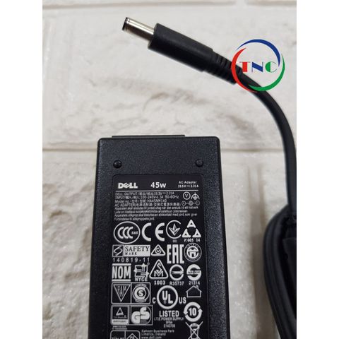 Sạc Laptop Dell 19.5V 2.31A 45W Chân Kim Nhỏ 4.5mm x 3.0mm - Kèm Dây Nguồn, Bảo Hành 12 Tháng, Phù Hợp với Inspiron và XPS
