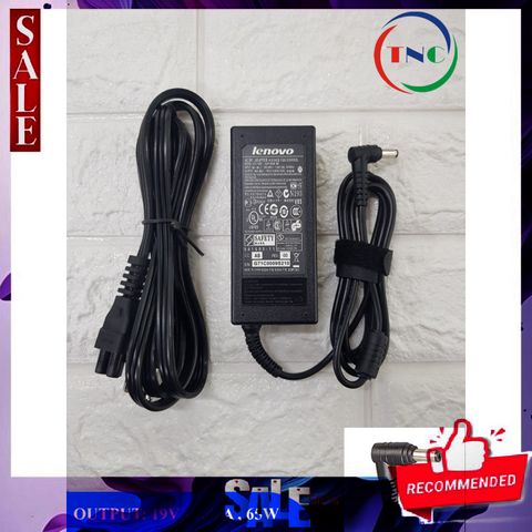 Sạc Laptop Lenovo 19V-3.42A - Adapter Chính Hãng cho G460 G470 G480 G450 - Tặng Dây Nguồn & Bảo Hành 12 Tháng