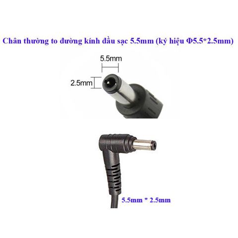 Sạc Laptop Lenovo 19V-3.42A - Adapter Chính Hãng cho G460 G470 G480 G450 - Tặng Dây Nguồn & Bảo Hành 12 Tháng