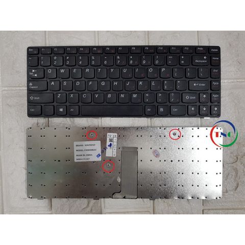 Bàn Phím Laptop Lenovo G480 G400 G480A G485 G485A G405 - Phím Chất Lượng Nhập Khẩu, Dễ Lắp Đặt, Bảo Hành 9 Tháng