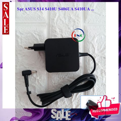 Sạc Laptop ASUS VivoBook S14 S410U S406UA 4.0mm x 1.35mm - Chân Nhỏ, Chất Lượng Cao, 12 Tháng Bảo Hành