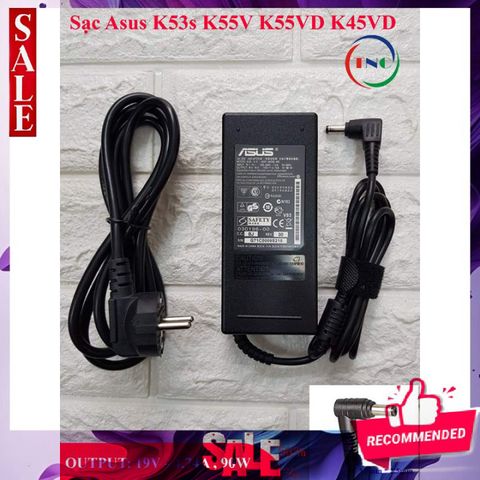 Sạc Laptop Asus 90W K55V K45V K55VD 19V 4.74A - Adapter Chân Thường 5.5mm x 2.5mm, Bảo Hành 12 Tháng, Chất Lượng Cao
