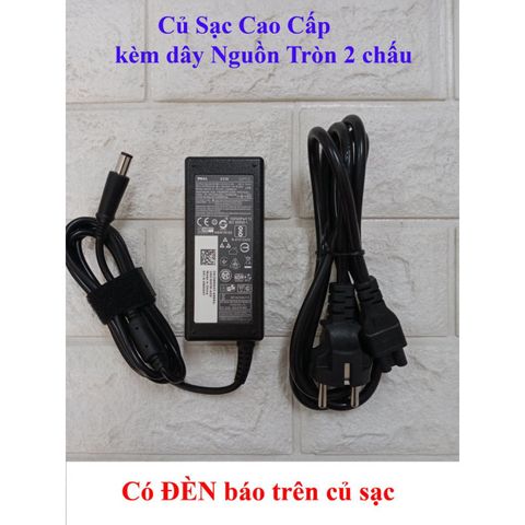 Sạc Laptop Dell 19.5V 3.34A - 65W Chân Kim To | Adapter Chất Lượng Cho N4110 N4010 2421 2420 3450 4050 3521 - Bảo Hành 12 Tháng