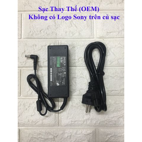 Sạc Laptop Sony 19.5V 4.7A Chất Lượng Cao - Tặng Dây Nguồn - Bảo Hành 12 Tháng, Đổi Mới 1 Đổi 1