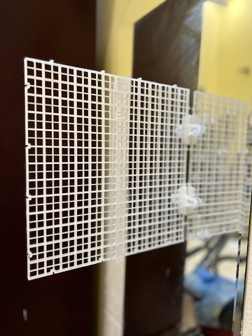 Tấm Vách Ngăn Bể Cá Đa Năng - Vỉ Nhựa Chia Ô Bể 30x30cm & 15x30cm, Bền Đẹp, Giúp Chữa Bệnh và Ép Cá