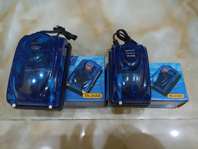 Máy Sủi Khí Oxy VIPSUN VS-248A & VS-348A - Thiết Bị Bơm Oxy Cho Hồ Cá Cảnh, Thủy Sinh, Giúp Oxy Hòa Tan Tốt hơn