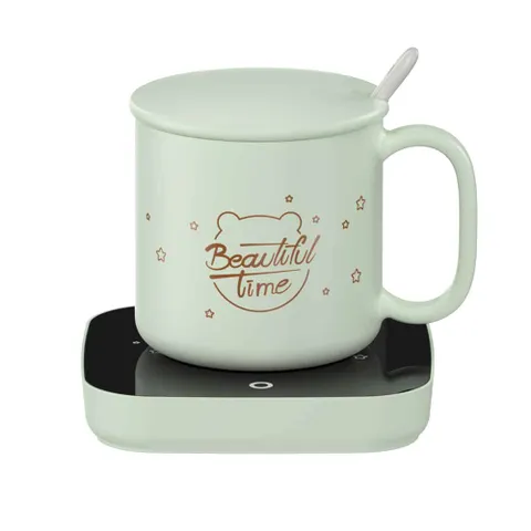 Đế làm nóng Bear DRBD-C16J5 - Tiết kiệm năng lượng 16W, cảm biến nhiệt an toàn cho bếp từ, phù hợp nhiều chất liệu gốm, sứ, thủy tinh
