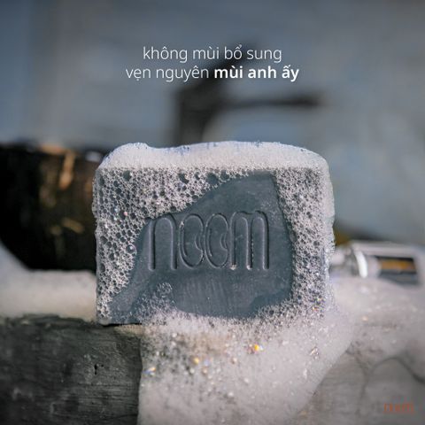 Xà Bông Than Gáo Dừa Noom 100g - Sản Phẩm Tự Nhiên Hỗ Trợ Mụn Lưng, Làm Sạch Da, Detox Thoáng Mát, Dành Cho Mọi Loại Da