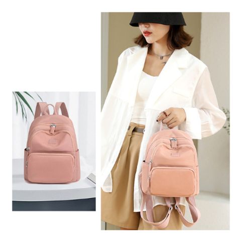 Balo Nữ Mini Thời Trang - Chất Nylon Chống Nước, Nhỏ Gọn, Tiện Lợi, Phong Cách Trẻ Trung, 9 Màu Cá Tính