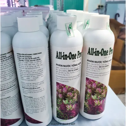 Phân Nước Thủy Sinh AZ ALL IN ONE PRO 230ml - Giàu Đa Vi Lượng cho Hồ Cây Thủy Sinh, Dễ Dùng, Chăm Sóc Cây Nhanh Chóng