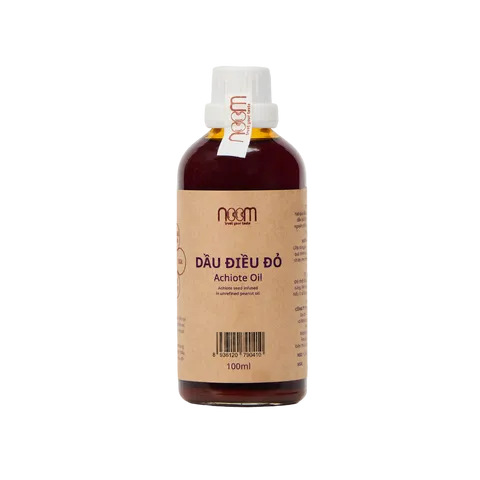 Dầu Điều Đỏ 100ml Noom - Màu Thực Phẩm Tự Nhiên Tạo Màu Đỏ Đẹp Mắt Cho Món Ăn, An Toàn Cho Sức Khỏe