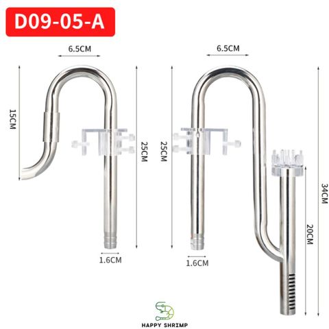 Đầu In Out phi 16 Tích Hợp Lọc Váng Xoay Chính Hãng ZRDR | In Out Inox Siêu Bền