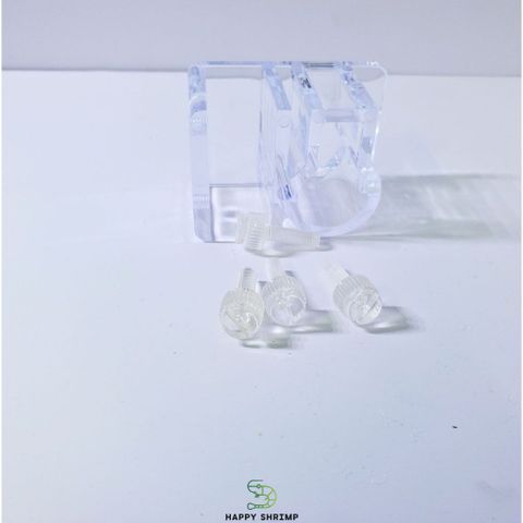 Kẹp Giữ Ống IN OUT 16mm Hồ Cá Thủy Sinh - Kẹp Arylic Siêu Trong Đẹp, Phụ Kiện Cố Định Ống Nước Bể Cá Thẩm Mỹ