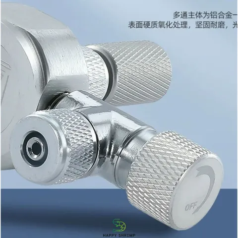 Van Chia CO2 ZRDR Chính Hãng - Phụ Kiện Thủy Sinh Chia 2 Chia 3 Tiết Kiệm Không Gian Cho Hồ Cá Thủy Sinh