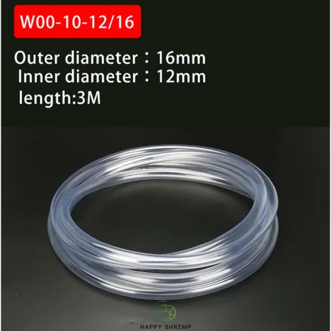 Ống Nước Dẻo Trong PVC - Ống Tío Trắng 4mm 12mm 16mm - Ống Nhựa Dẻo Chịu Nhiệt Dẫn Nước, Thay Thế Dụng Cụ Hồ Cá