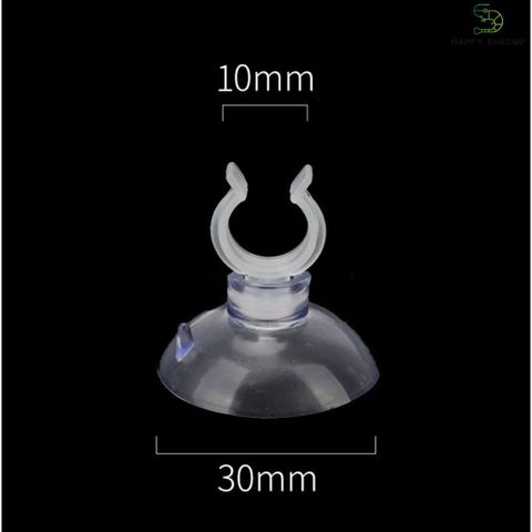 Nút Hít Kính Bể Cá - Giữ Ống Oxy CO2 Chắc Chắn, Tiện Dụng cho Bể Thủy Sinh, Nhiều Kích Cỡ Lựa Chọn