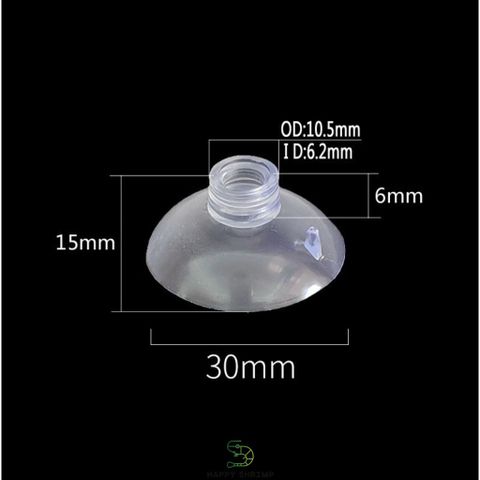 Nút Hít Kính Bể Cá - Giữ Ống Oxy CO2 Chắc Chắn, Tiện Dụng cho Bể Thủy Sinh, Nhiều Kích Cỡ Lựa Chọn