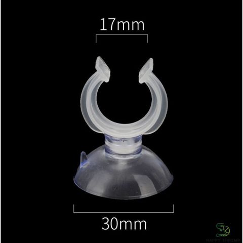 Nút Hít Kính Bể Cá - Giữ Ống Oxy CO2 Chắc Chắn, Tiện Dụng cho Bể Thủy Sinh, Nhiều Kích Cỡ Lựa Chọn