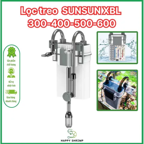 Máy Lọc Treo Xiaoli SunSun XBL 500-600 - Lọc Nước Tích Hợp Váng Xoay Chất Lượng Cao cho Bể Cá 50-60cm