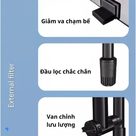 Lọc Thác Jeneca XP-33 XP-36 - Lọc Nước Bể Cá Hiệu Suất Cao, Thiết Kế Gọn Nhẹ, Tạo Hiệu Ứng Thác Nước Sáng Tạo