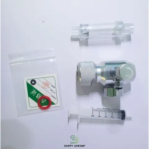 Van Cơ CO2 Chính Hãng Wyin R101 Kèm Đếm Giọt - Van Tinh Chỉnh CO2 Cho Hồ Thủy Sinh, Hợp Kim Nhôm Chịu Áp Suất Cao