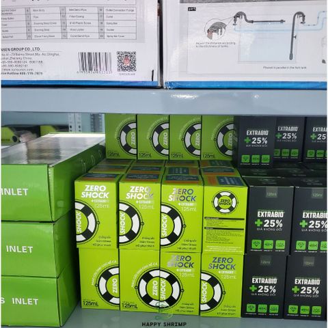 ZERO SHOCK 125ml - Giải Pháp Giảm Stress & Chống Sốc Cho Cá - Khử Clo & Độc Tố, Hỗ Trợ Phục Hồi Nhanh Sau Vận Chuyển
