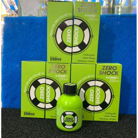 ZERO SHOCK 125ml - Giải Pháp Giảm Stress & Chống Sốc Cho Cá - Khử Clo & Độc Tố, Hỗ Trợ Phục Hồi Nhanh Sau Vận Chuyển