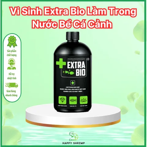 Vi Sinh ExtraBio 125ml/250ml/500ml - Chế Phẩm Sinh Học Cao Cấp Cho Bể Cá Cảnh, Giảm Mùi, Tăng Oxy, An Toàn Cho Cá