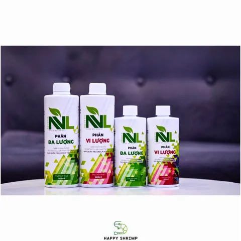 Bộ Phân Nước NVL Đa Vi Lượng 300ml & Doping 150ml - Dinh Dưỡng Thiết Yếu Cho Cây Thủy Sinh Khỏe Mạnh Tại Nhà