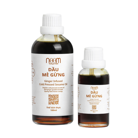 Dầu Mè Gừng Noom - Dầu Ăn Tự Nhiên Giảm Đau Đầu, Hạ Sốt Và Tăng Cường Sức Khỏe - Hương Vị Đặc Biệt Cho Món Ăn