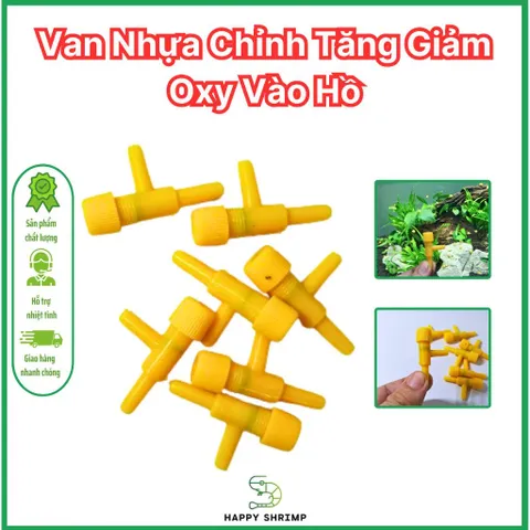 Van Điều Chỉnh Oxy Hồ Cá - Van Nhựa Tăng Giảm Lượng Oxy và CO2 Chất Lượng Cao Cho Bể Cá Tối Ưu
