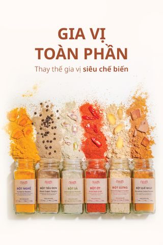 Bột Gia Vị Thảo Dược Noom Tự Nhiên - Không Phụ Gia, Hóa Chất - Hương Vị Độc Đáo Cho Món Ăn Ngon Tuyệt