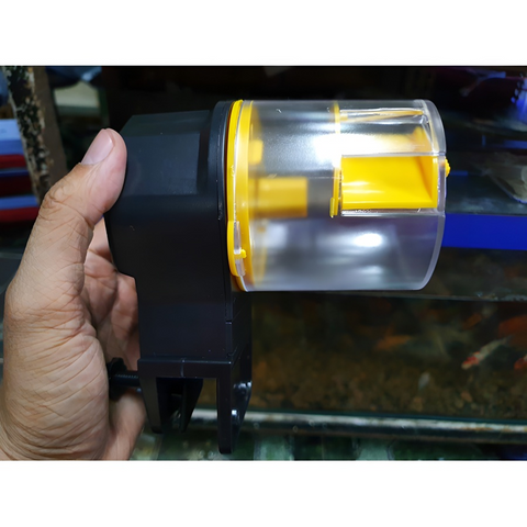 Máy cho cá ăn tự động Jeneca F-8805 - Thiết bị cho ăn thông minh với 3 chế độ hẹn giờ, dung tích 60-100g, dễ dàng sử dụng và vệ sinh