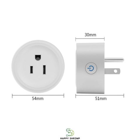 Ổ Cắm Wifi Thông Minh Tuyasmart 16A Hẹn Giờ Điều Khiển Từ Xa Qua App Cozy Life & Smart Life - Điện 3500W, Dễ Dàng Cài Đặt