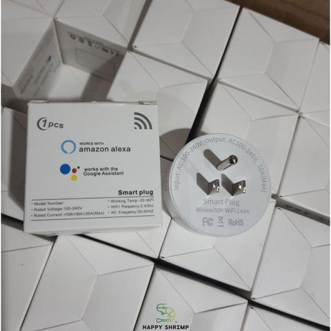 Ổ Cắm Wifi Thông Minh Tuyasmart 16A Hẹn Giờ Điều Khiển Từ Xa Qua App Cozy Life & Smart Life - Điện 3500W, Dễ Dàng Cài Đặt