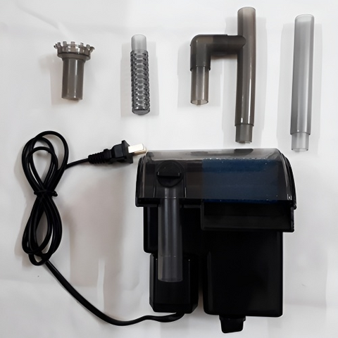 Lọc Thác Sobo WP-606H - Thiết Bị Lọc Nước Hồ Cá Nhỏ, Tiết Kiệm Diện Tích, Tạo Dòng Chảy Mềm Mại, 500L/H, Lọc Váng Hiệu Quả