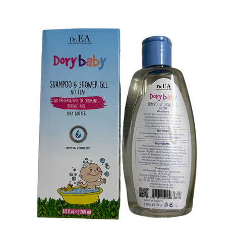 Sữa Tắm Gội Dr.EA Dory Baby Sữa Tắm Gội Toàn Thân Dịu Nhẹ Cho Bé - 200ml