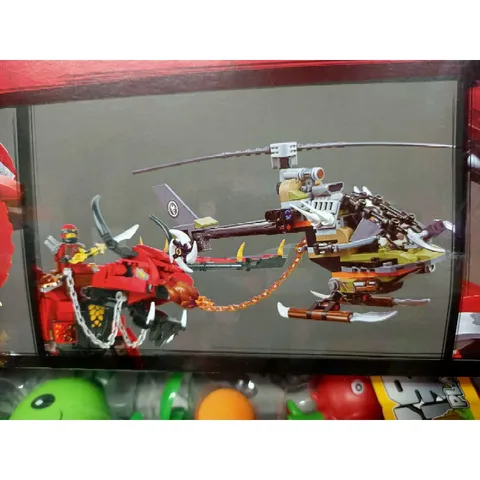 Mã 2082 - Xếp hình lắp ghép lê gô NINJA Rồng Lửa