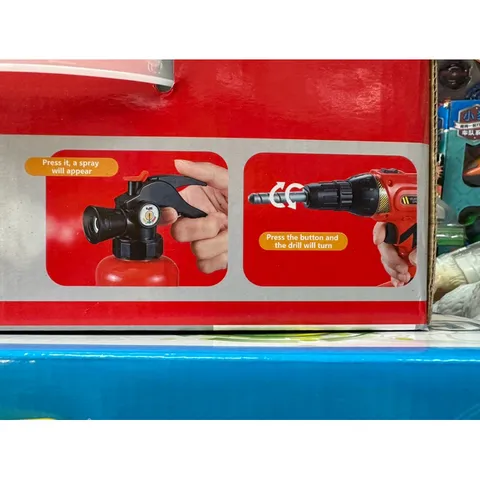 Hộp Đồ Chơi Xe Ô Tô Cứu Hỏa Mô Hình 355 - Kèm Dụng Cụ, Nhạc, Đèn Phát Sáng - Quà Tặng Ý Nghĩa Cho Trẻ Em