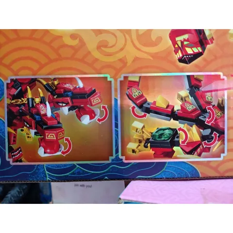 Mã 1073 - Xếp hình lắp ghép lê gô NINJA Rồng và Robot