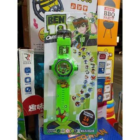 Bộ đồ chơi Đồng hồ BEN 10 có đèn soi chiếu hình phát sáng 8524 - Đồ chơi thú vị cho bé, phát triển kỹ năng giao tiếp và tư duy sáng tạo