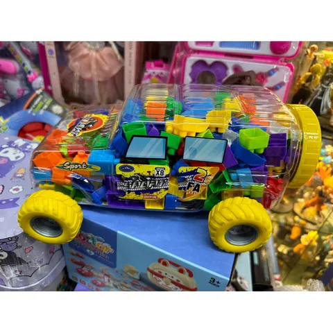 Hộp đồ chơi Xe ô tô xếp hình 160 chi tiết - Đồ chơi trẻ em phát triển tư duy và kỹ năng giao tiếp - Quà tặng ý nghĩa cho bé